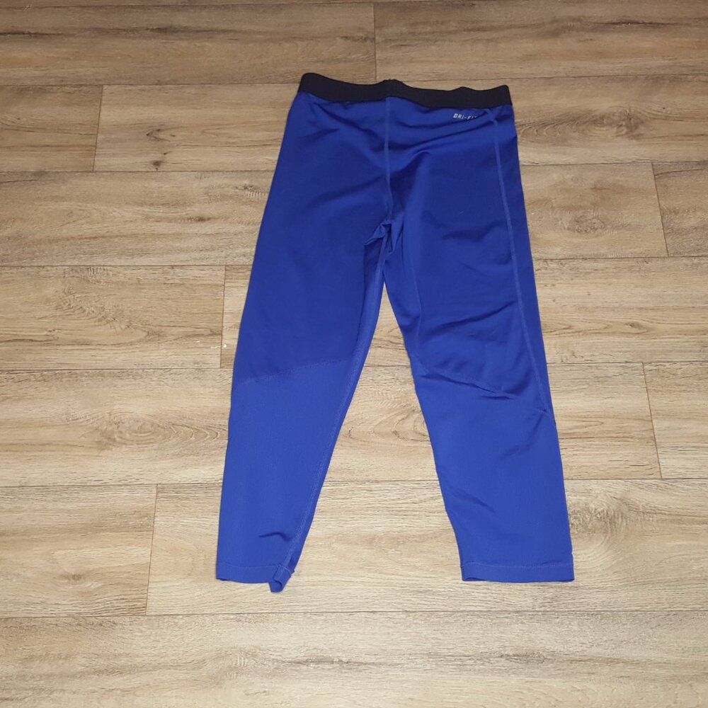 Blue Athletic Capris - Picture 2 of 4